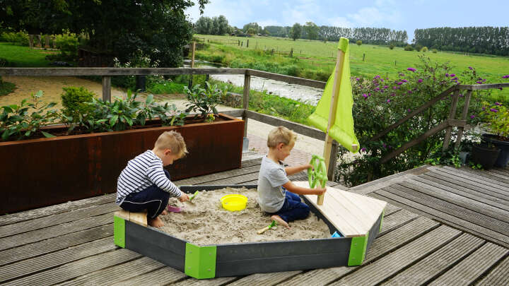EXIT TOYS Aksent Holzsandkasten Boot